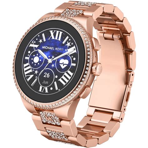 michael kors smart watches for women rosegold|michael kors smartwatch gen 6.